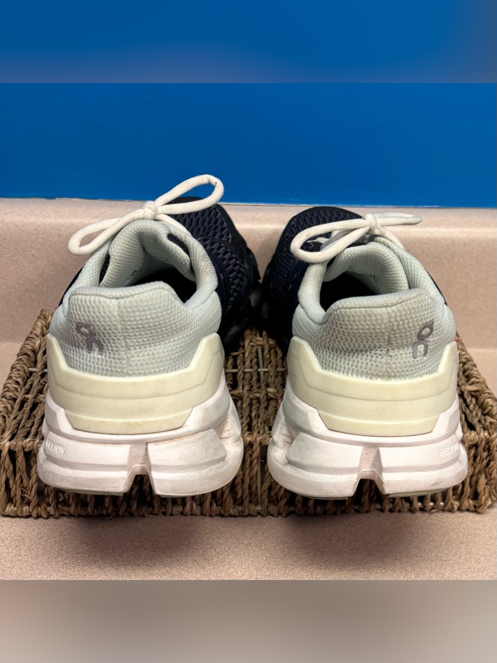 Two Pairs On Running Shoes, Women 8.5, Cloudflyer & Cloudrunner Black White Gray - Picture 4 of 16